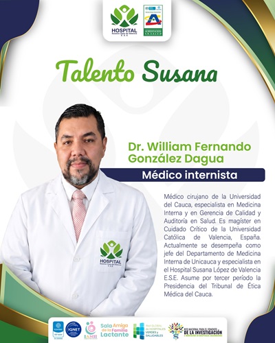 Liderazgo, experiencia y compromiso con la salud del Cauca